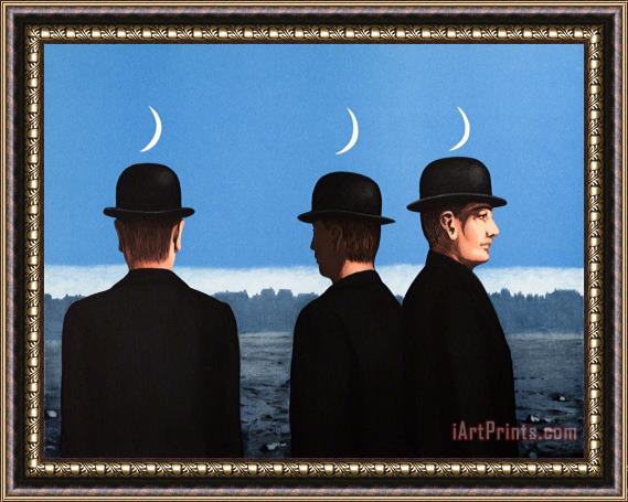 rene magritte Le Chef D'oeuvre Ou Les Mysteres De L'horizon (the Masterpiece Or The Mysteries of The Horizon) Framed Painting