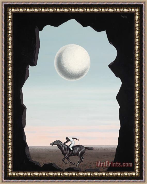 rene magritte Le Jockey Perdu Framed Print