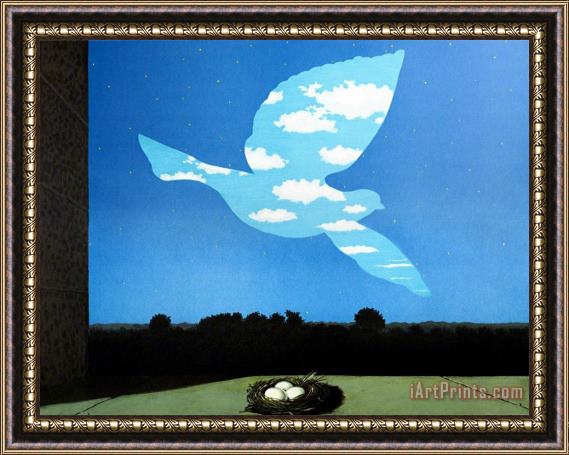 rene magritte Le Retour (the Return), 2004 Framed Painting