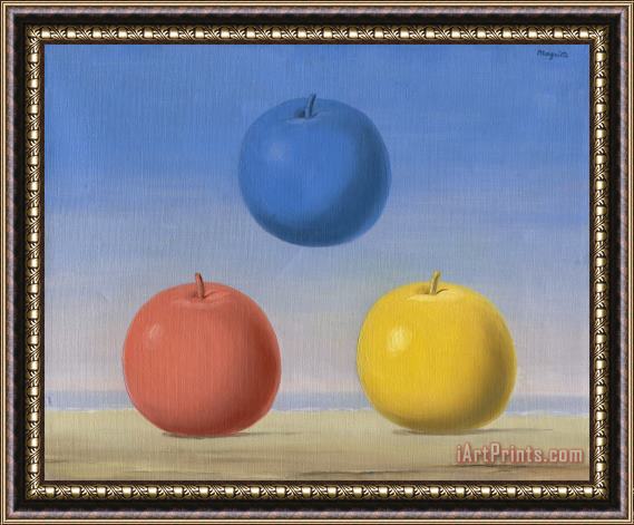 rene magritte Les Jeunes Amours, 1963 Framed Painting