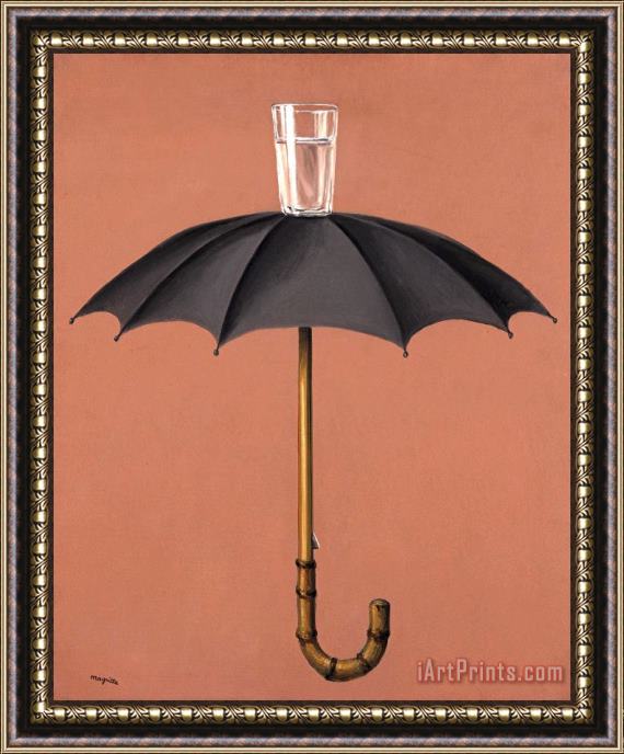 rene magritte Les Vacances De Hegel, 1958 Framed Painting