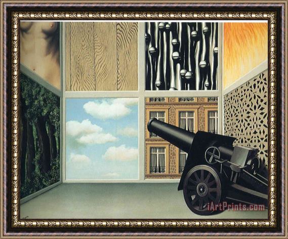 rene magritte On The Threshold of Liberty 1930 Framed Painting