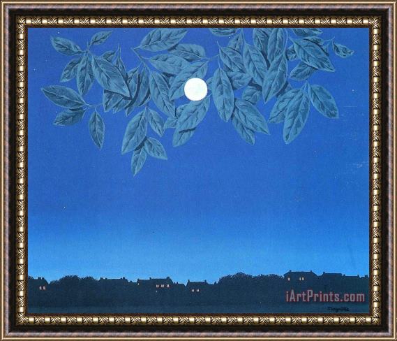 rene magritte The Blank Page 1967 Framed Print