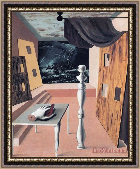 rene magritte The Difficult Crossing 1926 Framed Painting