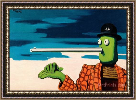 rene magritte The Ellipse 1948 Framed Print