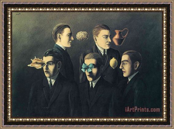 rene magritte The Familiar Objects 1928 Framed Print