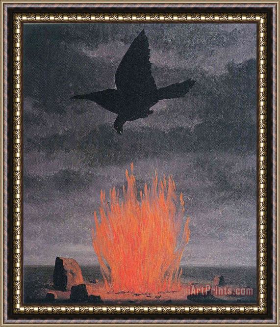 rene magritte The Fanatics 1955 Framed Print