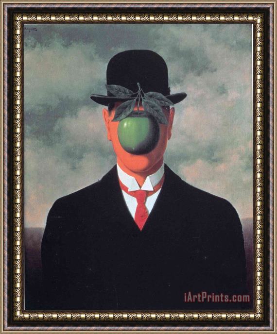 rene magritte The Great War 1964 Framed Painting
