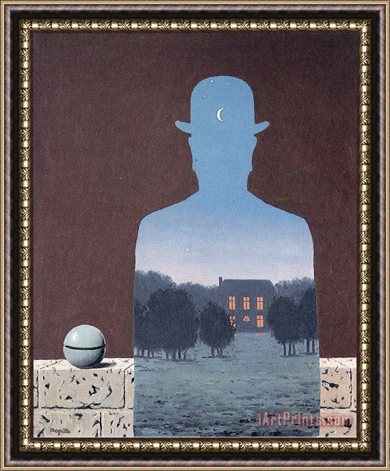 rene magritte The Happy Donor 1966 Framed Print