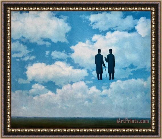 rene magritte The Infinite Recognition 1963 Framed Painting