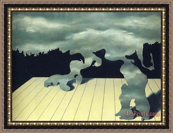 rene magritte The Muscles of The Sky 1927 Framed Painting