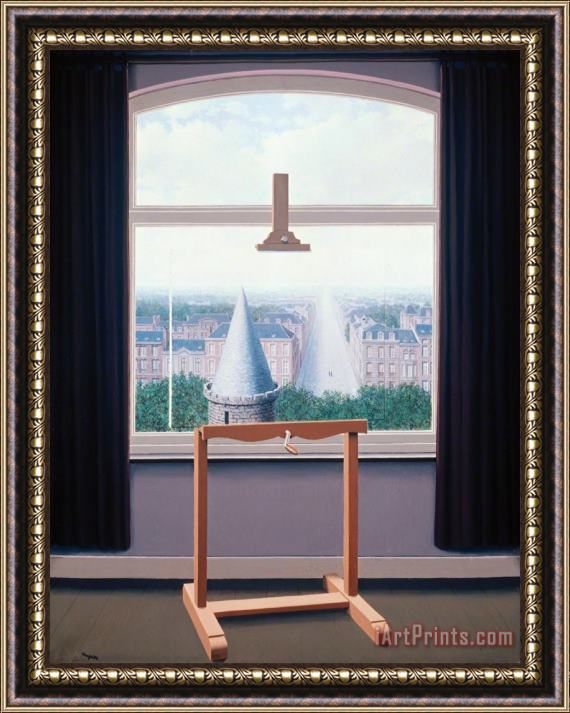 rene magritte Where Euclide Walked 1955 Framed Painting