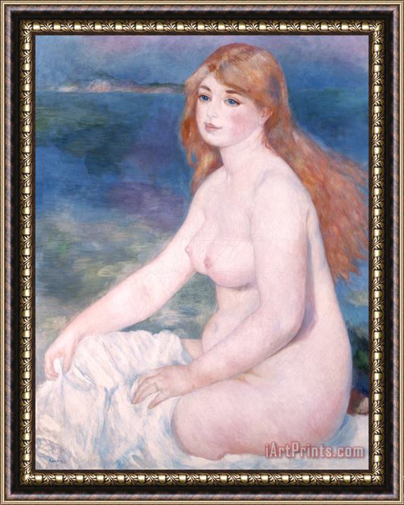 Renoir Blonde Bather II Framed Painting