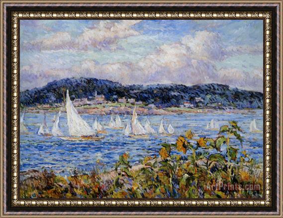 Reynolds Beal Sandy Bay Cape Ann Massachusetts Framed Painting