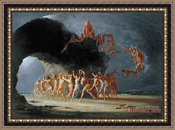 Richard Dadd Come unto these Yellow Sands Framed Painting