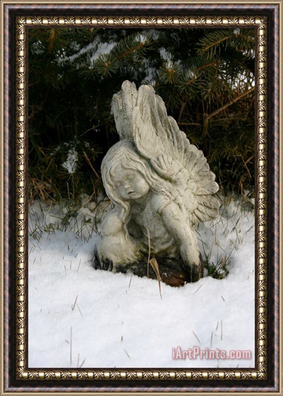 Richard De Wolfe Fallen Angel Framed Painting