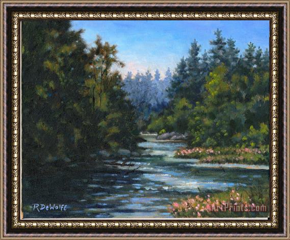 Richard De Wolfe Jones' Creek Framed Painting