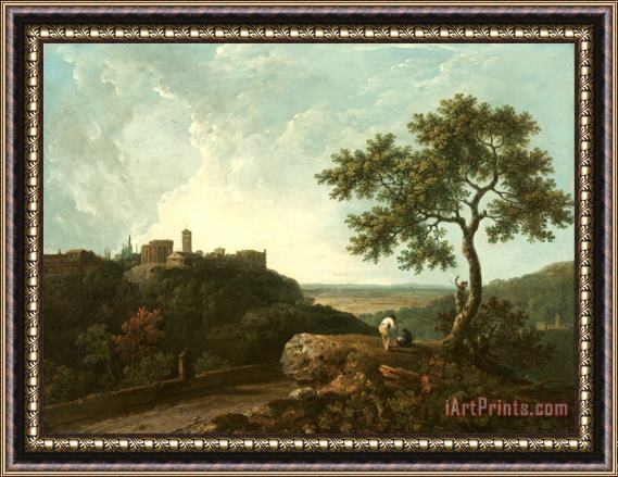 Richard Wilson Tivoli The Temple of The Sybil And The Campagna Framed Painting