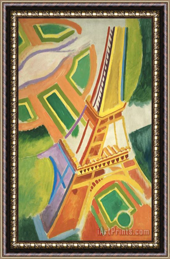 Robert Delaunay Eiffel Tower Framed Painting