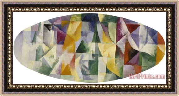 Robert Delaunay Windows Open Simultaneously 1st Part, 3rd Motif (fenetres Ouvertes Simulanement Iere Partie 3e Motif), 1912 Framed Painting