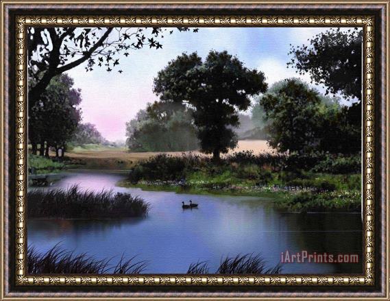 Robert Foster Goose pond Framed Print