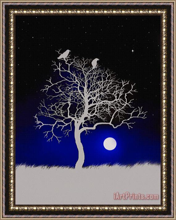 Robert Foster Sacred Raven Tree Framed Print
