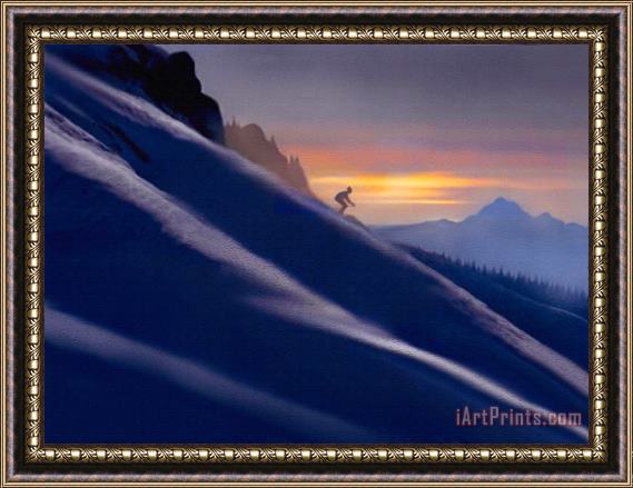 Robert Foster Ski Slopes Framed Print