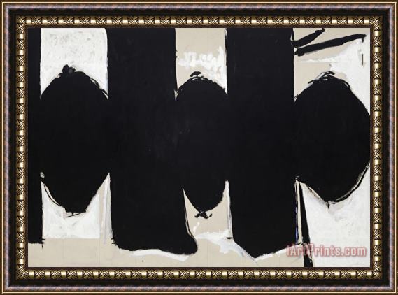 Robert Motherwell Elegy to The Spanish Republic, No. 110 Framed Painting