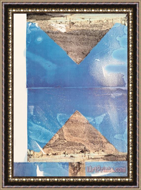 Robert Rauschenberg Architecture, From The Tribute 21 Series, 1994 Framed Painting