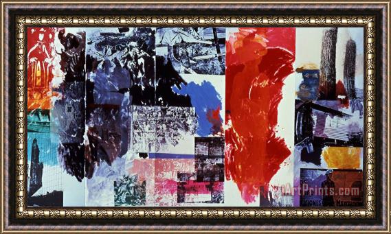 Robert Rauschenberg Caryatid Cavalcade II Roci Chile, 1985 Framed Print