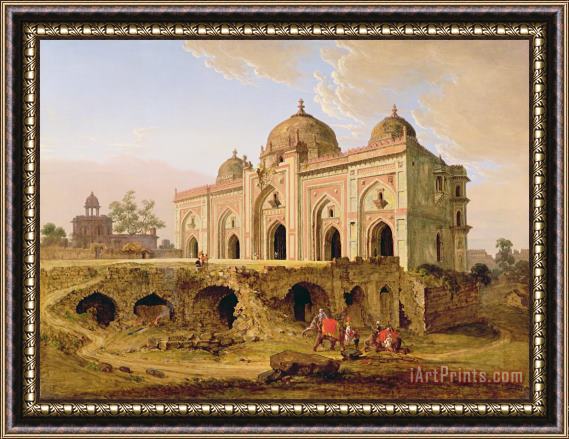 Robert Smith Qal' A-l-Kuhna Masjid - Purana Qila Framed Painting