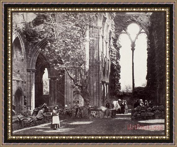 Roger Fenton  Interior Tintern Abbey Framed Print