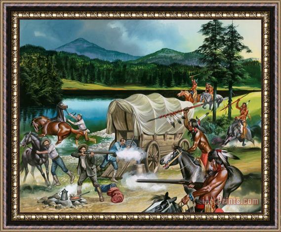 Ron Embleton The Nez Perce Framed Print