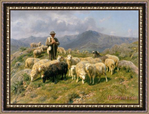 Rosa Bonheur Shepherd of the Pyrenees Framed Print