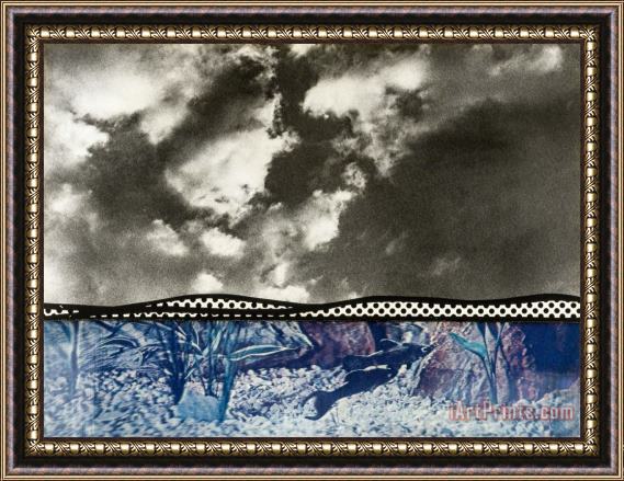 Roy Lichtenstein Fish And Sky, 1967 Framed Print