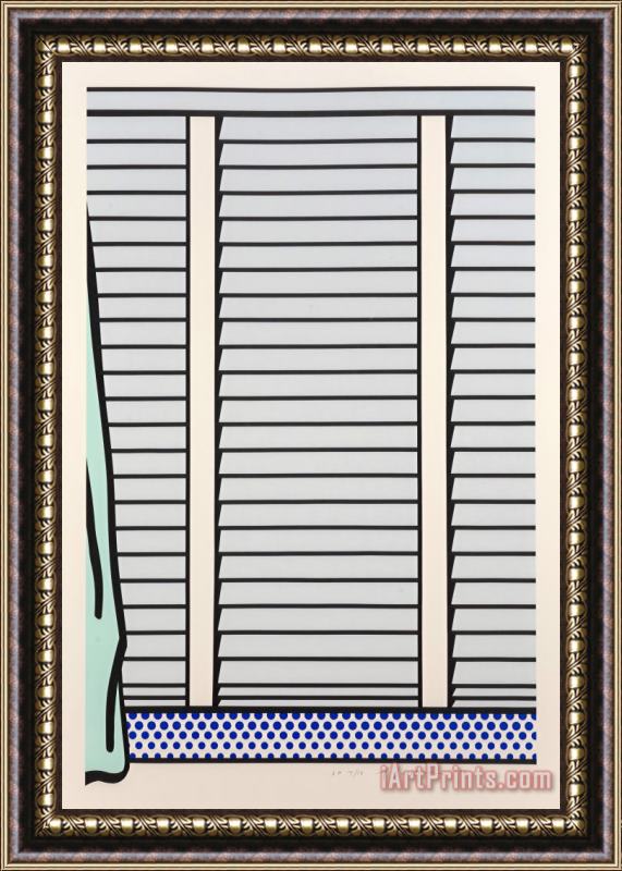 Roy Lichtenstein Venetian School Ii, 1996 Framed Print