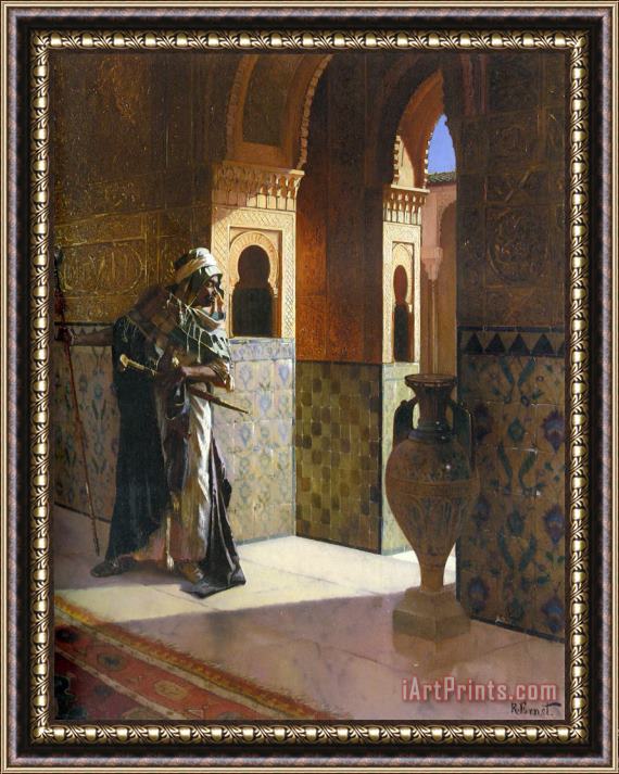 Rudolf Ernst The Moorish Guard Framed Print