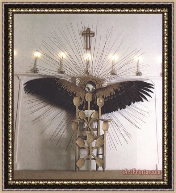 Salvador Dali Chair with The Wings of a Vulture Framed Print