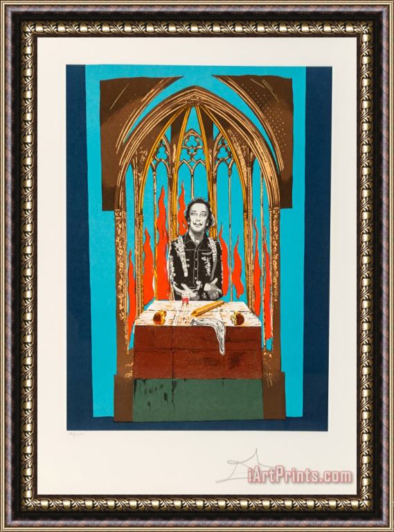 Salvador Dali Dali's Inferno, 1978 Framed Painting