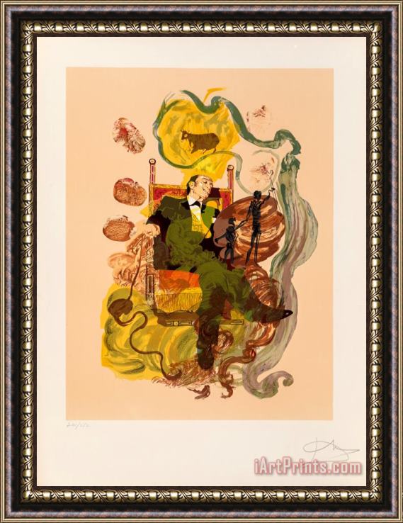 Salvador Dali Dali Dreams, 1978 Framed Painting