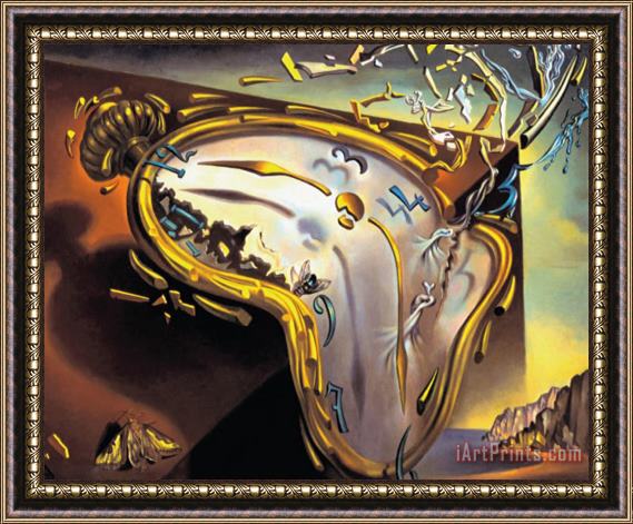 Salvador Dali Dali Montre Molle Framed Painting