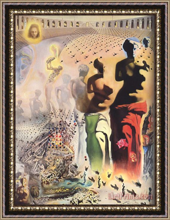 Salvador Dali Hallucinogenic Toreador 1970 Framed Painting