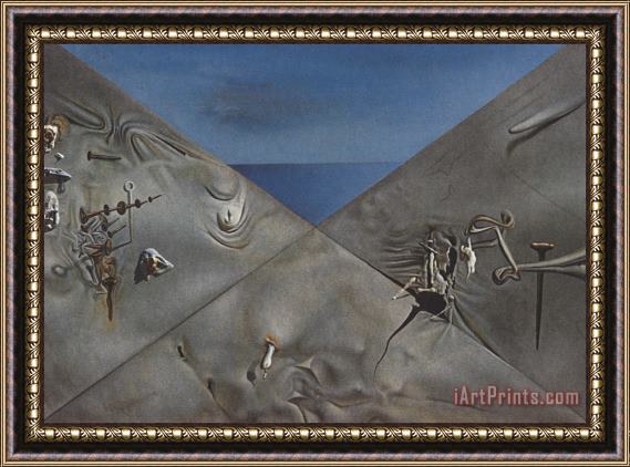 Salvador Dali Hyperxiological Sky Framed Painting