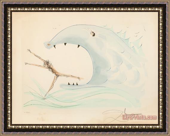 Salvador Dali Jonah And The Whale, From Our Historical Heritage Framed Print