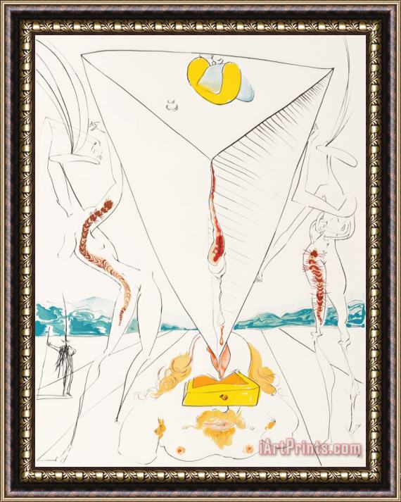 Salvador Dali La Conquete Du Cosmos I (conquest of Cosmos I), 1974 Framed Print
