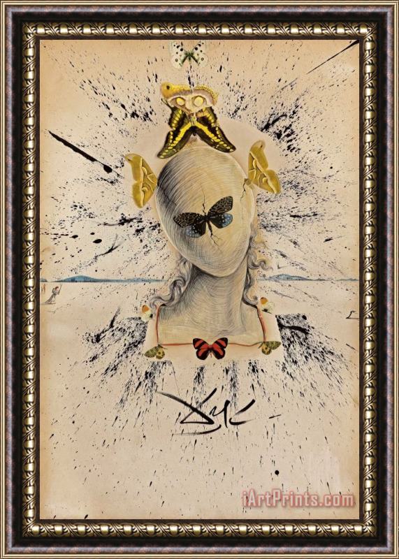 Salvador Dali La Soie Est Une Femme Framed Painting