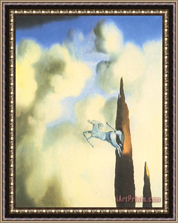 Salvador Dali Morning Ossification of The Cypress 1934 Framed Print