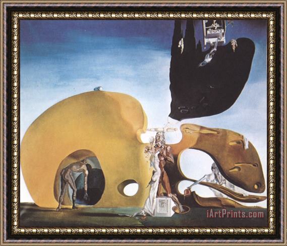 Salvador Dali The Birth of Liquid Desires Framed Painting