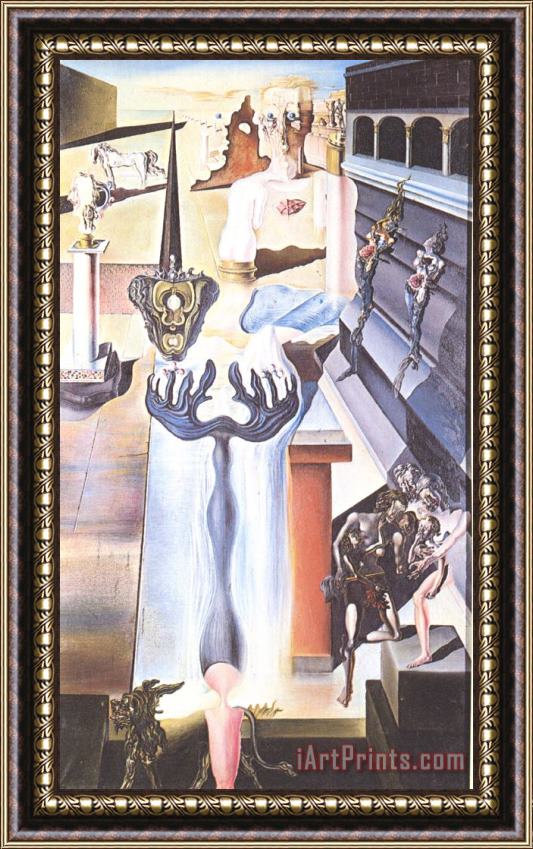 Salvador Dali The Invisible Man 1933 Framed Painting