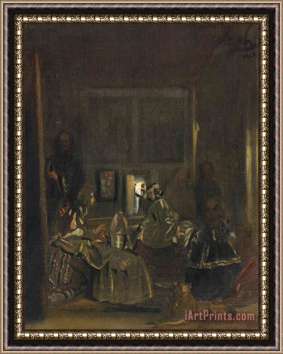 Salvador Dali The Maids in Waiting (las Meninas; B), 1960 Framed Print